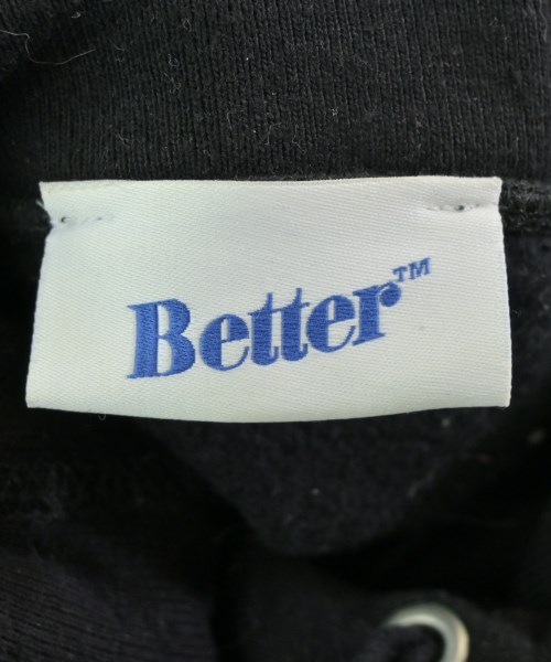 BETTER（ベター）パーカー 黒 サイズ:M メンズ/2200635708014
