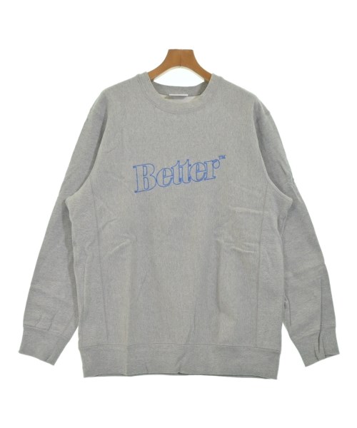 BETTER(ベター)スウェット グレー サイズ:XL/2200682286046