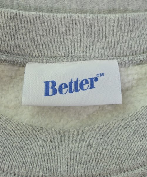 BETTER（ベター）スウェット グレー サイズ:XL メンズ/2200682286046