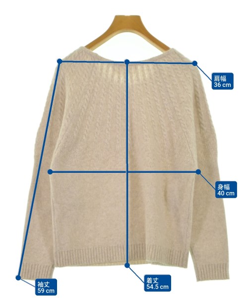 iki（イキ）ニット・セーター ベージュ サイズ:F レディース/2200615882581