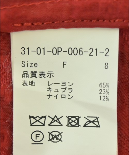 iki（イキ）ワンピース 赤 サイズ:F レディース/2200688849191