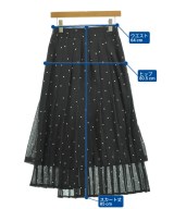 iki（イキ）ロング・マキシ丈スカート 黒 サイズ:F レディース/2200646109046