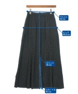 iki（イキ）ロング・マキシ丈スカート 黒 サイズ:F レディース/2200722650073