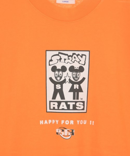 STRAY RATS（ストレイ ラッツ）Tシャツ・カットソー オレンジ サイズ:L メンズ/2200549209058