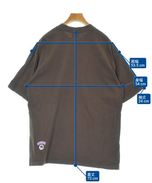 STRAY RATS（ストレイ ラッツ）Tシャツ・カットソー 茶 サイズ:L メンズ/2200646234090