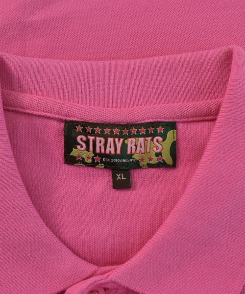 STRAY RATS（ストレイ ラッツ）ポロシャツ ピンク サイズ:XL メンズ/2200666336033