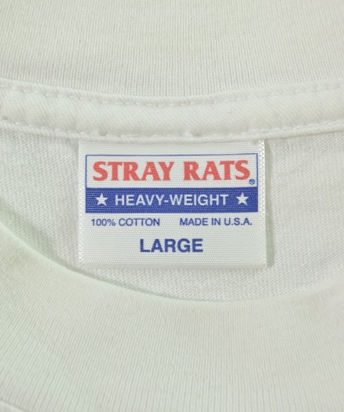 STRAY RATS（ストレイ ラッツ）Tシャツ・カットソー 白 サイズ:L メンズ/2200683042030