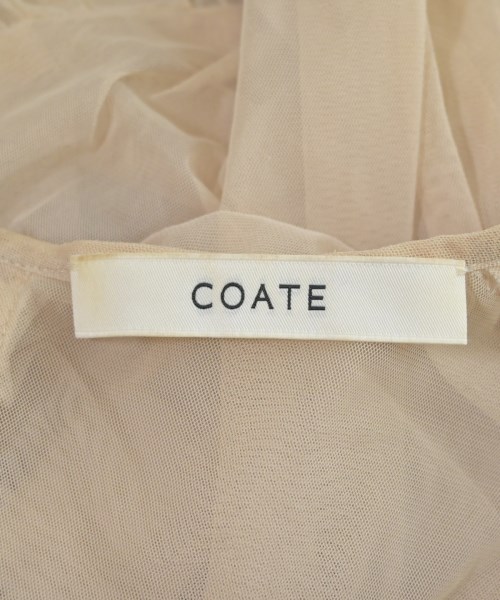 COATE（コート）ブラウス ベージュ サイズ:38(M位) レディース/2200641755088