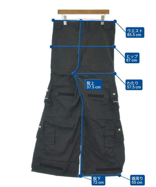 A.F ARTEFACT（エーエフアーティファクト）カーゴパンツ 黒 サイズ:2(M位) メンズ/2200677017563