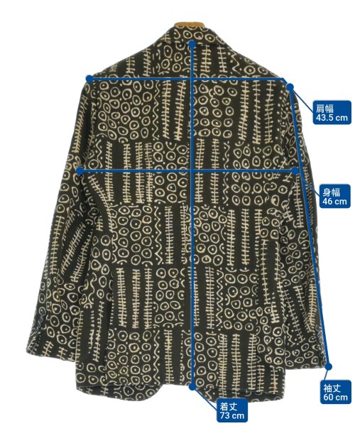 TEGE UNITED ARROWS（テゲ　ユナイテッドアローズ）カジュアルジャケット 茶 サイズ:44(S位) メンズ/2200651117074