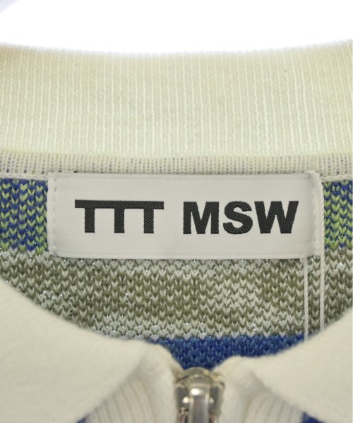 TTT_MSW（ティー）ニット・セーター 青 サイズ:L メンズ/2200459526078