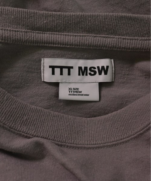 TTT_MSW（ティー）Tシャツ・カットソー グレー サイズ:XL メンズ/2200478515039