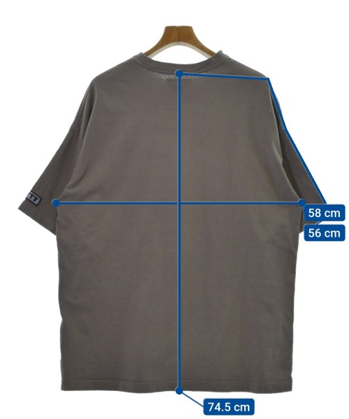 TTT_MSW（ティー）Tシャツ・カットソー グレー サイズ:XL メンズ/2200478515039
