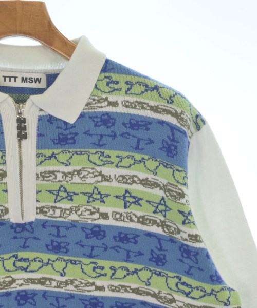 TTT_MSW（ティー）ニット・セーター 青 サイズ:M メンズ/2200640171179