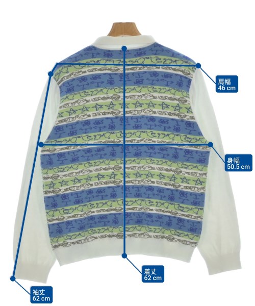 TTT_MSW（ティー）ニット・セーター 青 サイズ:M メンズ/2200640171179