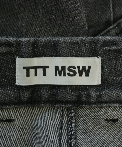 TTT_MSW（ティー）デニムパンツ 黒 サイズ:S メンズ/2200641335068