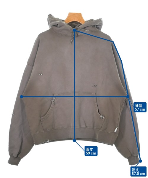 TTT_MSW（ティー）パーカー 茶 サイズ:S レディース/2200644212045