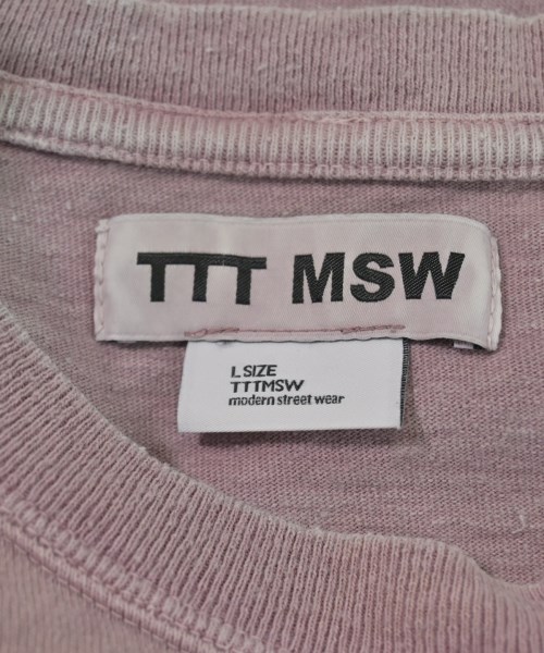 TTT_MSW（ティー）Tシャツ・カットソー ピンク サイズ:L メンズ/2200644230063