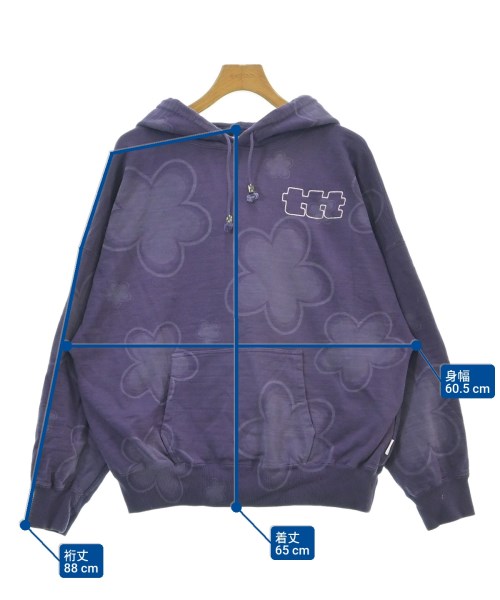 TTT_MSW（ティー）パーカー 紫 サイズ:S メンズ/2200622397078