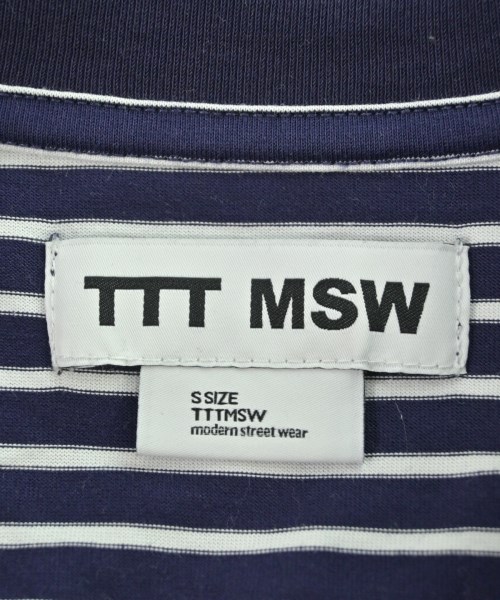 TTT_MSW（ティー）Tシャツ・カットソー 紺 サイズ:S メンズ/2200622397207