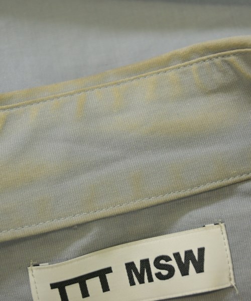 TTT_MSW（ティー）カジュアルシャツ 茶 サイズ:M メンズ/2200630219447