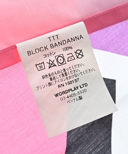 TTT_MSW（ティー）小物類（その他） ピンク サイズ:- メンズ/2200674026117