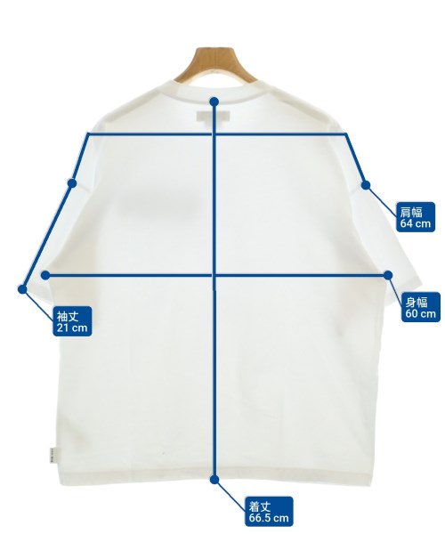 TTT_MSW（ティー）Tシャツ・カットソー 白 サイズ:M メンズ/2200677835181