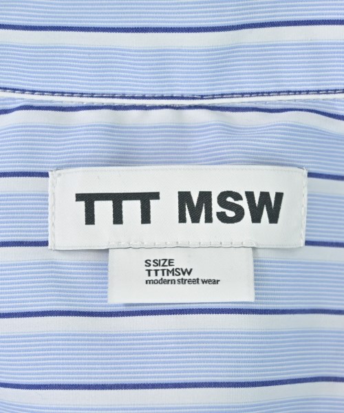 TTT_MSW（ティー）カジュアルシャツ 白 サイズ:S メンズ/2200694532124