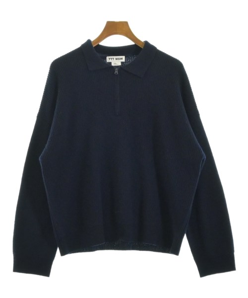 TTT_MSW(ティー)ニット・セーター 紺 サイズ:M/2200656515035