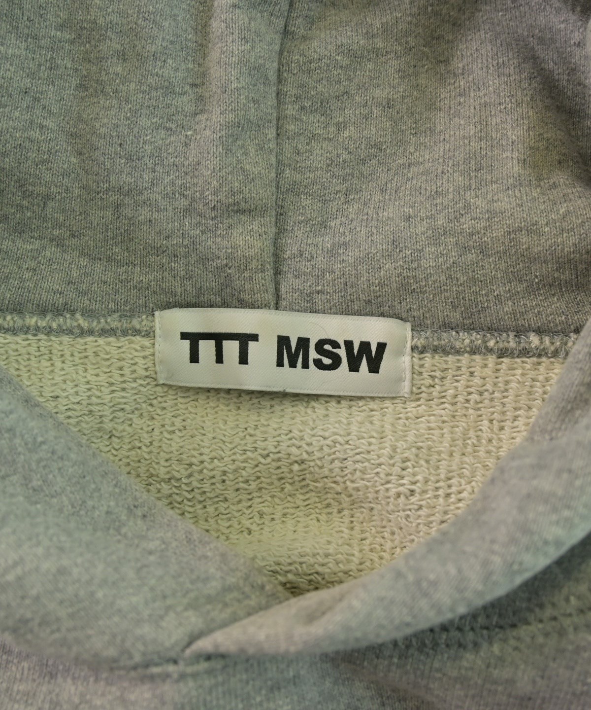 TTT_MSW パーカー グレー M 【公式通販】