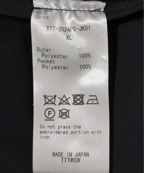 TTT_MSW（ティー）その他 黒 サイズ:XL メンズ/2200661310090