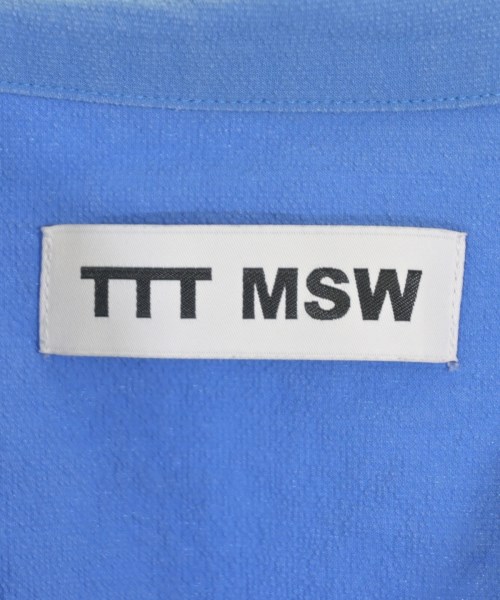 TTT_MSW（ティー）カジュアルシャツ 青 サイズ:M メンズ/2200712954013