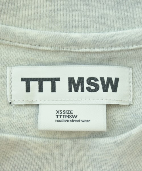 TTT_MSW（ティー）Tシャツ・カットソー グレー サイズ:XS レディース/2200712954020