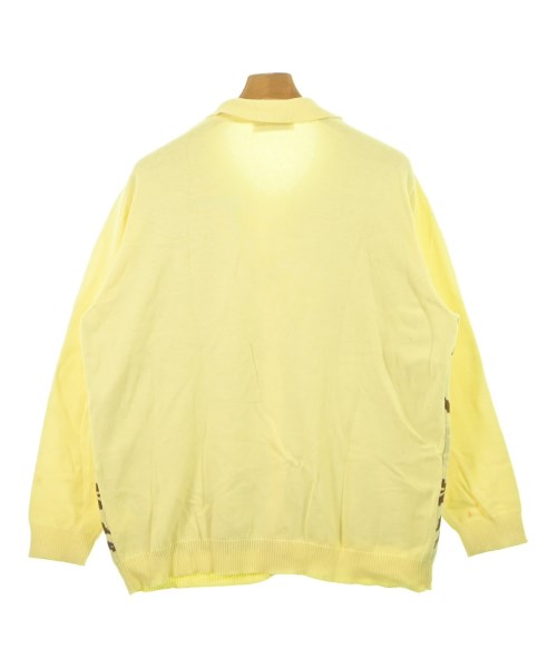 TTT_MSW（ティー）カーディガン 黄 サイズ:L メンズ/2200637761024