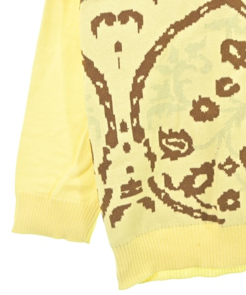 TTT_MSW（ティー）カーディガン 黄 サイズ:L メンズ/2200637761024