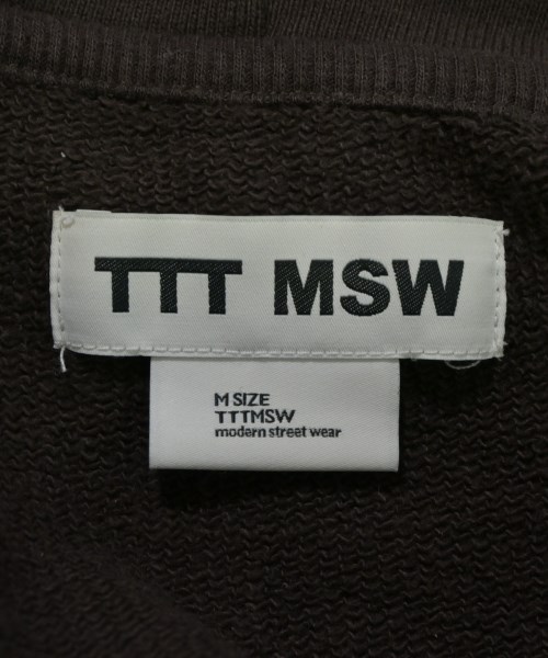 TTT_MSW（ティー）パーカー 茶 サイズ:M メンズ/2200646945033