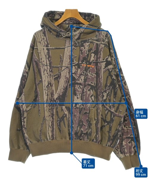 TTT_MSW（ティー）パーカー 茶 サイズ:L メンズ/2200647642016