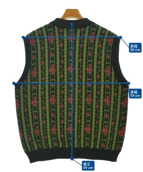 TTT_MSW（ティー）カーディガン 黒 サイズ:M メンズ/2200651602020