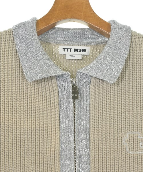 TTT_MSW（ティー）カーディガン ベージュ サイズ:M メンズ/2200663299065