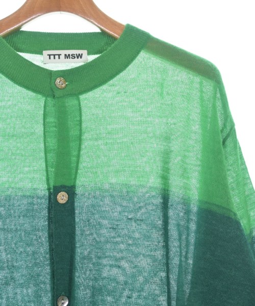 TTT_MSW（ティー）カーディガン 緑 サイズ:M メンズ/2200670318094