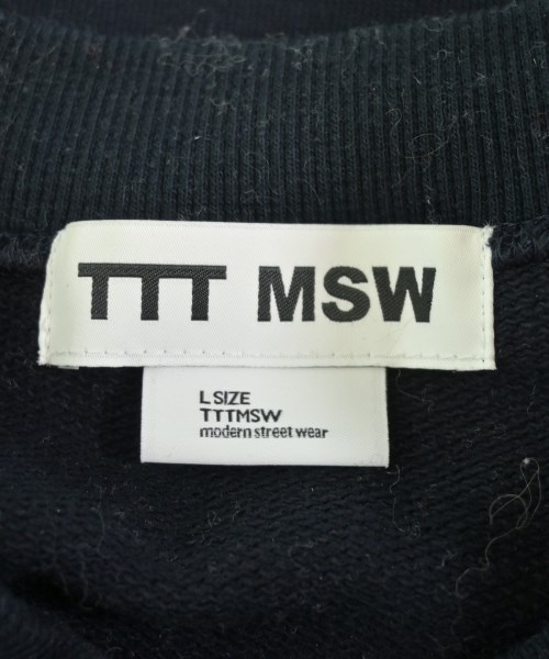 TTT_MSW（ティー）スウェット 紺 サイズ:L メンズ/2200730352112