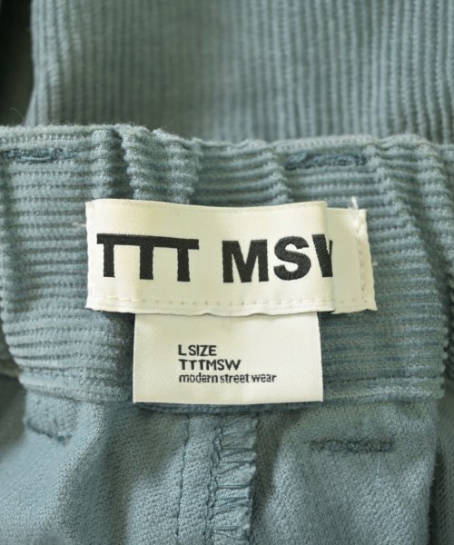 TTT_MSW（ティー）クロップドパンツ 緑 サイズ:L メンズ/2200723317104