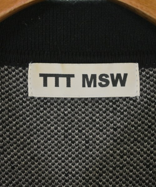 TTT_MSW（ティー）カーディガン 黒 サイズ:M メンズ/2200727421029