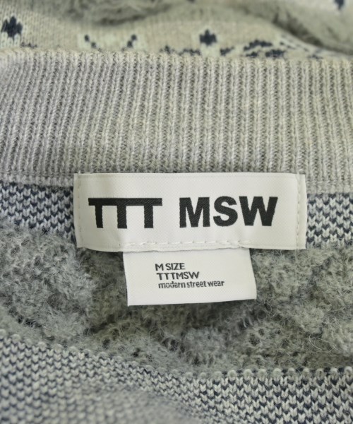 TTT_MSW（ティー）カーディガン グレー サイズ:M メンズ/2200684540016