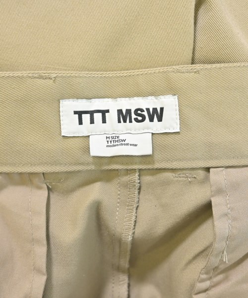 TTT_MSW（ティー）チノパン ベージュ サイズ:M メンズ/2200686152125