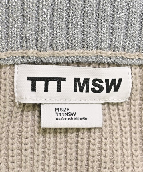 TTT_MSW（ティー）ベスト ベージュ サイズ:M メンズ/2200688913045