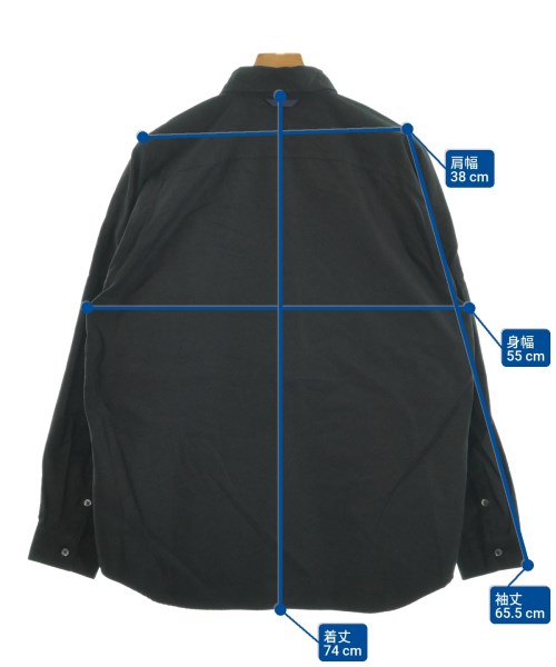 POLIQUANT（ポリクアント）カジュアルシャツ 黒 サイズ:2(M位) メンズ/2200665456015