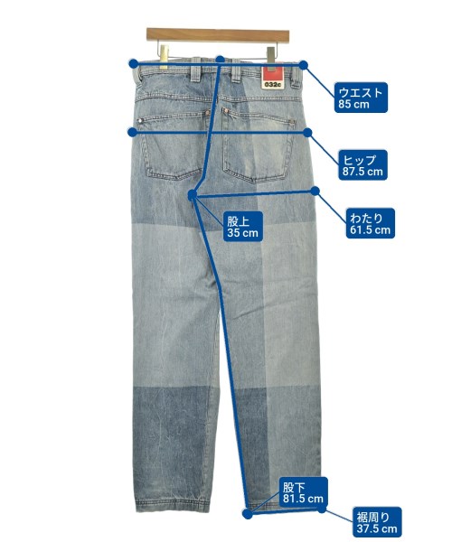032c（ゼロスリーツーシー）デニムパンツ 青 サイズ:L メンズ/2200669741032