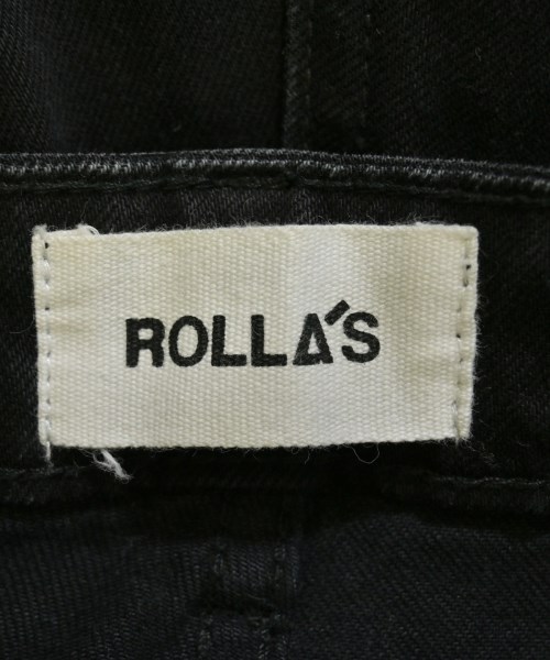 ROLLA'S（ローラス）デニムパンツ 黒 サイズ:25(S位) レディース/2200676079043