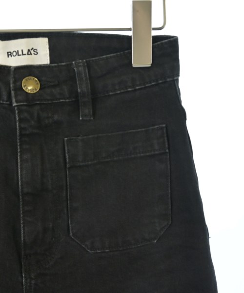 ROLLA'S（ローラス）デニムパンツ 黒 サイズ:25(S位) レディース/2200676079043
